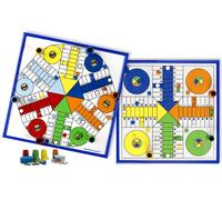 Aquamarine Games - Parchís para 4 y 6 Jugadores, Juego de Mesa (Compudid CPES02)