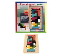 Aquamarine Games Pentaingenio Pocket (CP054) Juego de Mesa de Madera con Piezas de Colores