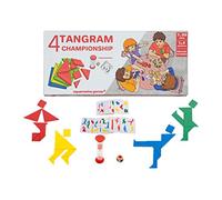 Aquamarine Games-Tangram 4 Jugadores Championship, Multicolor, NO-Value (CP039)