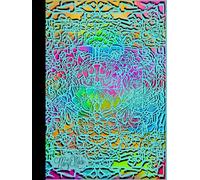 Aquamarine, Ocean Reef, 200 Unlined, Star Detailed Page, 8x11, Hardcover Journal, Art Pad, Sketchbook, Drawing Book: Made With Hand-Drawn And Created Art By: Artist Mary Elisabeth Linder @ MaryEMade