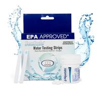 Aquamarine Water Solutions - Kit esencial de agua potable - 100 tabletas de purificación de agua Aquatabs + 50 tiras de prueba de cloro - para tanques de barco y RV