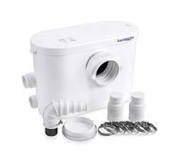 Aquamatix Silencio 3 Triturador sanitario Equipo elevador aguas residuales para inodoro, baño, lavabo, ducha silencioso con filtro de carbono integrado 400W