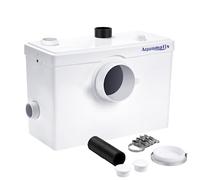 Aquamatix - Trituradora sanitaria (600 W, bomba de elevación sanitaria, 240 l/min, velocidad de bombeo vertical de 10 m, con 3 entradas para inodoros, lavabos y lavadora