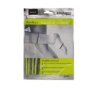 AQUAMED Active Tobillera - Sujeción elástica, Fibra carbón de bambú, Alivio dolor articular, Lavable, Talla M