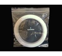 AquaNation Dispensador de Agua de Porcelana de cerámica, Anillo de protección de plástico, Color Blanco