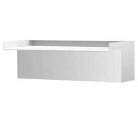AquaOne Cascada De Acero Inoxidable CWF-30 30 cm Para Estanque, Arroyo
