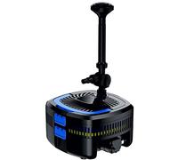 AquaOne Filtro de estanque CUF-5800 I UVC Clarificador 11 W I Filtro con fuente 5200L/h I Bomba estanque Filtro estanque Fuente UVC Lámpara I Dispositivo de combinación para jardín estanque Fuente