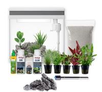 AquaOne HNE-380 Nano Acuario Completo 26 L Con Decoración LED