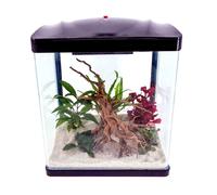 AquaOne HR-300 Negro Nano Acuario Completo Sistema de Filtro Nuevo con LED