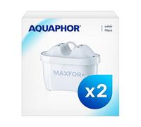 AQUAPHOR Cartucho de Filtro Maxfor+ Pack 2 I Filtra Cal y Cloro, así como Metales Pesados y Otras sustancias, 200 l de Agua Clara, con tecnología Aquale, para una Mejor Comida y Bebida