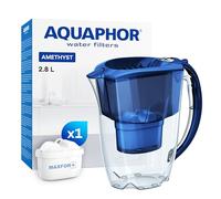 AQUAPHOR Jarra Filtradora de Agua Amethyst con 1 Filtro MAXFOR+ 200L - 2.8L - Azul