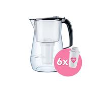 Aquaphor Provenza Set Filterkrug Incl. 6x A5 Mg. Filtro de Agua, sin Bpa , Negro