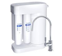 Aquaphor RO-101s-EU Lavadora de ósmosis inversa Premium, sistema de filtración de agua potable, completamente automático debajo del fregadero.