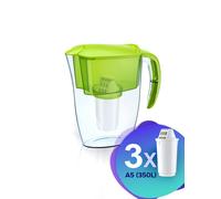 Aquaphor Set Filtro de Agua Smile Verde Claro Incl. 3 A5 Cartuchos Filtros,sin
