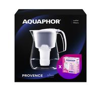 Aquaphor Provenza Set Agua Incl. 3x A5 Filtro de Agua, sin Bpa , Blanco 4,2L