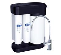AQUAPHOR Sistema de ósmosis inversa DWM 102S, Edición Negra, 15L. por hora de tasa de filtración