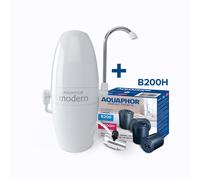 Aquaphor Übertisch-wasserfilter Moderno H Incl. Set Filtro B200H para Duro Agua