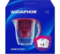 Aquaphor Wasserfilter-Set Amatista Incl. 3x Maxfor + Cartuchos de Filtros,Cereza