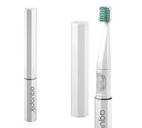 Aquapik Sonic Cepillo Dental Ultrasónico de Bolsillo Tecnología de Pulso Sónico (28.000ppm) Cerdas DuPont para Limpieza Profunda 2 Modos de Cepillado (Sensible y Normal) Batería AAA (Cepillo)