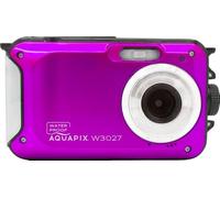Easypix W3027-P Wave Pink - Cámara digital (30 megapíxeles, incluye funda, incluye batería, estabilizador de imagen), color rosa