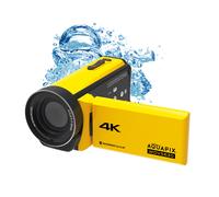 Aquapix wdv5630 videocámara manual 13 mp 4k ultra hd amarillo
