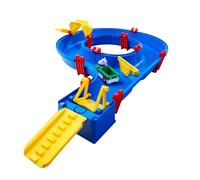 AquaPlay AmphieSet - Juego de tren acuático (88 x 50 x 13 cm, modelo ideal para principiantes, incluye 1 figura de Wilma (hippo) y 1 vehículo anfibio, para niños a partir de 3 años)