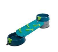 AquaPlay Mudway Run - Pista de Agua y Arena combinada, 1,5 m con cerraduras, platillos y Deslizadores, Sistema de conexión Flexible, Resistente a la Intemperie, Juego de Agua Natural para Exteriores