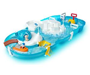 AquaPlay - Polar - Pista de Agua con Iceberg, embalse y rampa para una Cascada, Incluye Figura de Olivia con función de Cambio de Color, para niños a Partir de 3 años 8700001522 Color Turquesa