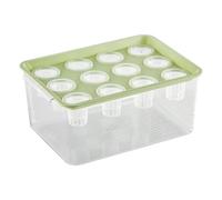 Aquaponic Planter and Aquarium, Plants Planter, 35x25x13cm Indoor Plant Aquarium, Fish Tank Promotes Healthy Hydroponic Environment for Tabletop Decoration, White/Green/Yellow
