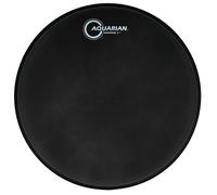 Aquarian TCRSP2-12BK - Parche para batería, 16" (coated, con textura, negro)