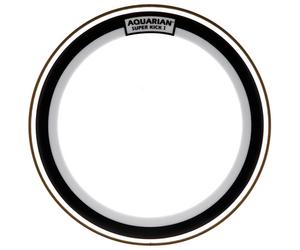 "Aquarian 24"" Super Kick Clear Bass Drum"