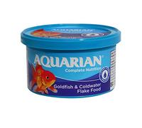 AQUARIAN Complete Nutrition - Comida para Peces de Acuario en Escamas, Especial para Doradas y Peces de Agua fría