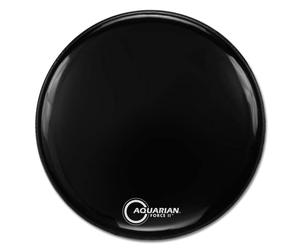 Aquarian FR22BK - Parche para bombo, 22", Negro