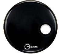 Aquarian RSM20BK Regulator Port/Ring 20" Black Cabeza de tambor resonante