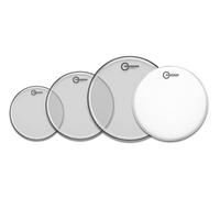 Aquarian RSP2-B - Juego de parches para batería, 12"/13"/16" (transparente)