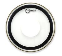Aquarian SXPD10 - Parche para batería, 12" (clear, con punto, transparente)