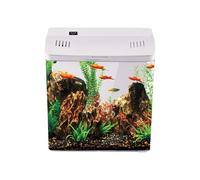 Aquario De Pescado - 8.66x8.66x6.69in Tisteles De Pescado De Escritorio, PC Betta Fish Marine, Tanque con De Filtro | Acuario De Escritorio para Principiante, Tazón De Hogar Tortuga Betta,