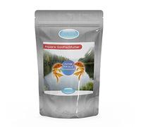 AQUARIS Alimento para Peces Dorados y Shubunkin, Granulado 3 mm para Estanque, no Enturbia el Agua, Alta Digestibilidad, con Astaxantina para Colores Vivos, 1 kg