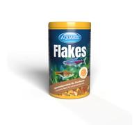 AQUARIS Flakes, Alimento en Copos para Peces de Acuario, 180 g, Comida para Peces Tropicales y Ornamentales, Alta Digestibilidad, No Enturbia el Agua, Fabricado en Alemania