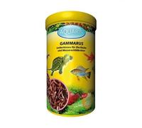 AQUARIS Gammarus Alimento Natural para Peces Ornamentales y Tortugas de Agua - 30 g / 250 ml - Secado Suave, Rico en Nutrientes y Pigmentos, Calidad Alemana