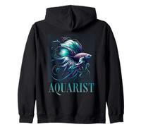 Aquarist Angel fish Aquarium Enthusiast Sudadera con Capucha