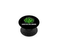 Aquarist Marine Biologist Algae Is My Love Language PopSockets PopGrip Adhesivo