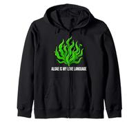 Aquarist Marine Biologist Algae Is My Love Language Sudadera con Capucha