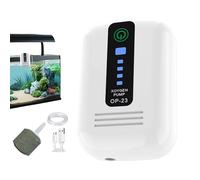 Aquarium Air Pump, Oxygen Compressor, 4.13x2.78in Quiet USB Aerator, Small but Powerful Design, Outdoor Hydroponics Fish for Tank, Pond, Supply Accessories, Aeration Pumps