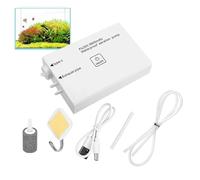 Aquarium Air Pump, USB-Powered Quiet Adjustable Oxygen Bubbler, Energy-Efficient Water Aerator for Indoor and Outdoor Use in Shrimp Tanks, Plant Breeding, Freshwater, and Turtle Habitats