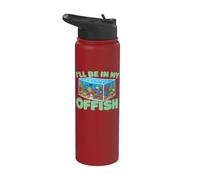 Aquarium Art for Men Women Fish Keeper Coral Fish Tank Lover Stainless Steel Insulated Water Bottle