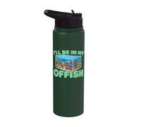Aquarium Art for Men Women Fish Keeper Coral Fish Tank Lover Stainless Steel Insulated Water Bottle