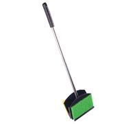 Aquarium Brush, Long Handle Fish Tank Scrubber, Stainless Steel Material, Algae Scrubbing Sponge Brush, Effective Cleaning Brushes, Aquariums for Removing Algaes and Debris from Fish Tanks, 56x8x5.3cm