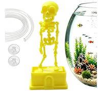 Aquarium Bubbler Decor - Dancing Skeleton Aquarium Aerating Ornament
