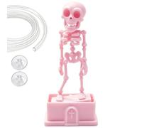 Aquarium Bubbler Decor, Halloween Dancing Skeleton Dynamic Ornament